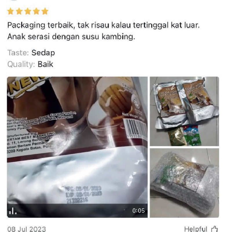 BertamBest customer review 1