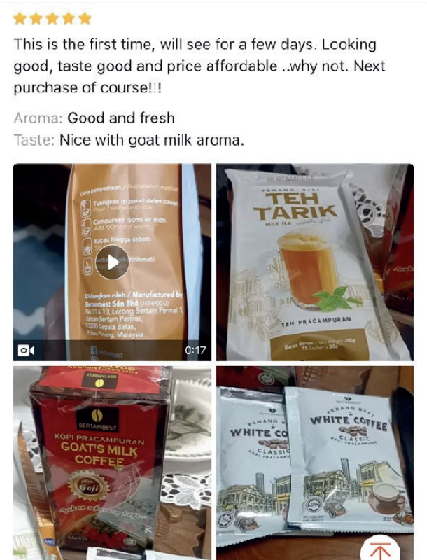 BertamBest customer review 8